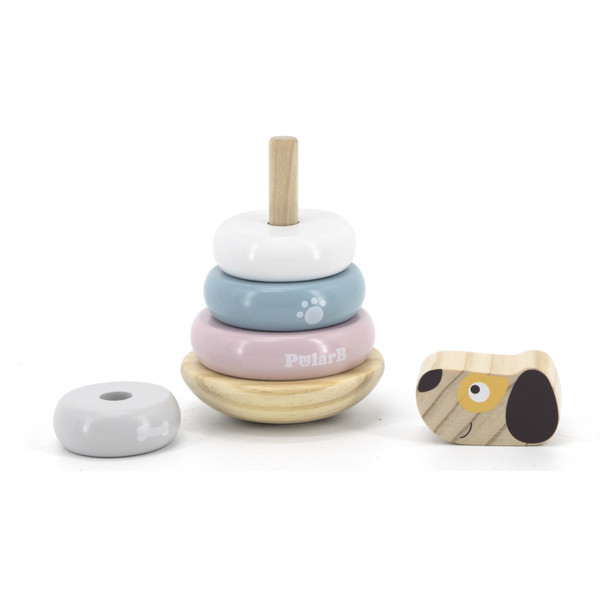 PolarB Puppy Houten Tuimelring Piramide 44042