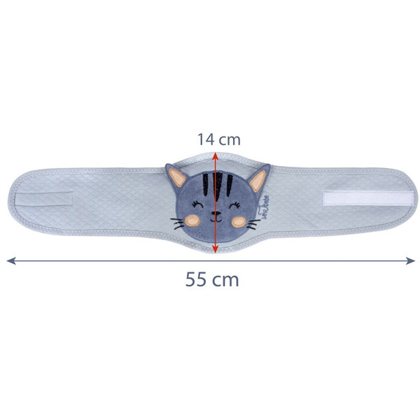 Sevibaby Anti-Colic Grijs Kat Warmte Riem 685-13