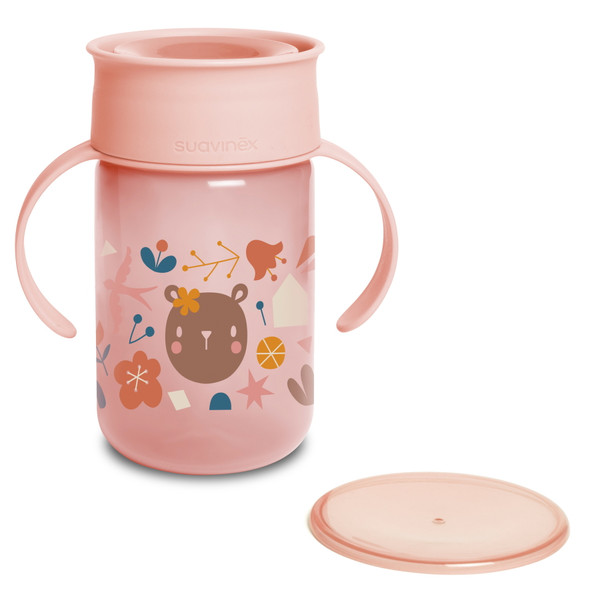 Suavinex Forest Roze 360° Drinkbeker met Handvatten SXZFEE070164