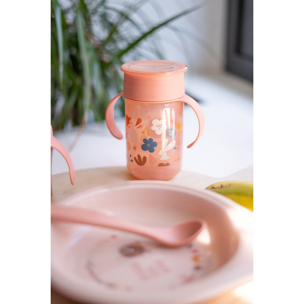 Suavinex Forest Roze 360° Drinkbeker met Handvatten SXZFEE070164