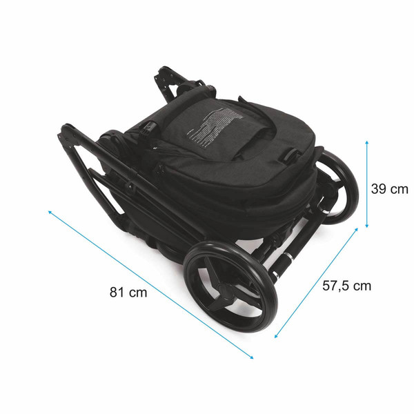 Adamex Quantum Std Beige/Black 2-in-1 Kinderwagen TK-110