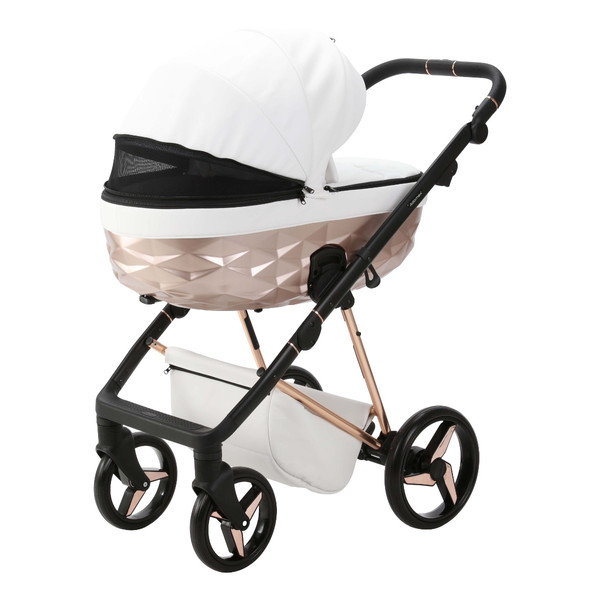 Adamex Quantum Star White/Bronze 2-in-1 Kinderwagen 106-K-ECO