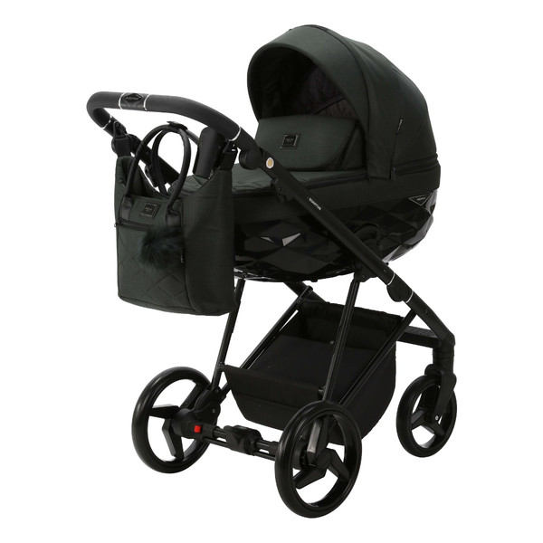Adamex Quantum Std Green/Black 2-in-1 Kinderwagen TK-105