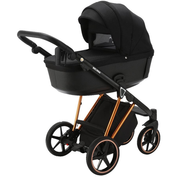 Adamex Belissa Special Edition Black/Rose 2-in-1 Kinderwagen PS-571