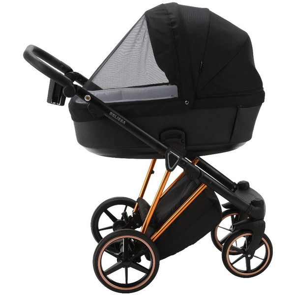 Adamex Belissa Special Edition Black/Rose 2-in-1 Kinderwagen PS-571