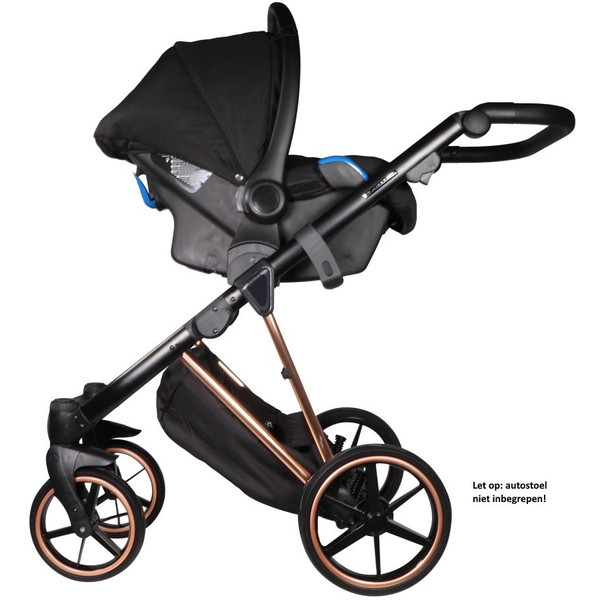 Adamex Belissa Special Edition Black/Rose 2-in-1 Kinderwagen PS-571