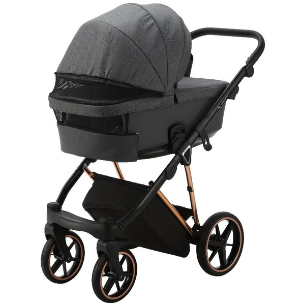 Adamex Belissa Special Edition Grey/Rose 2-in-1 Kinderwagen PS-596