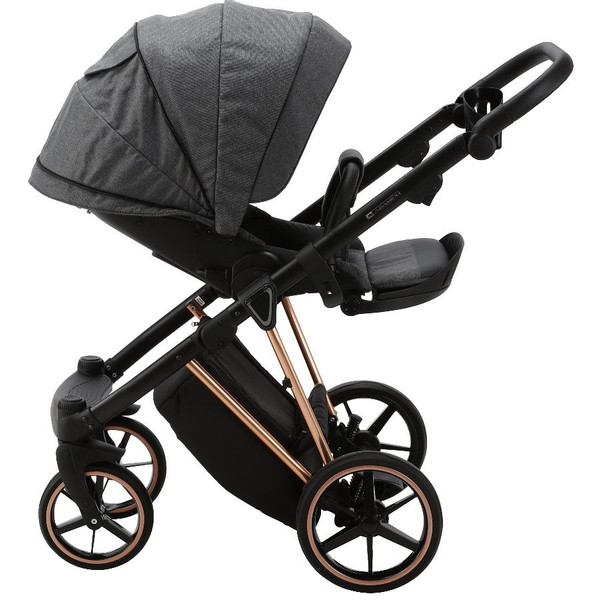 Adamex Belissa Special Edition Grey/Rose 2-in-1 Kinderwagen PS-596