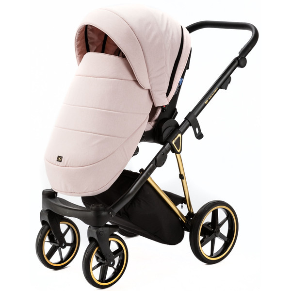 Adamex Belissa Special Edition Pink/Gold 2-in-1 Kinderwagen PS-540