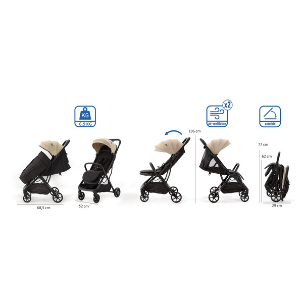 Adamex Zoom Beige Wandelwagen
