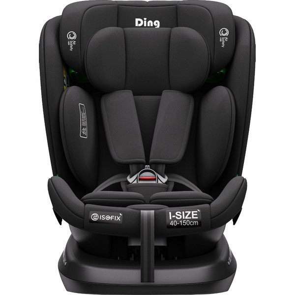 Ding Aiden Black 40-150 cm 360° i-Size Autostoel - Set van 2
