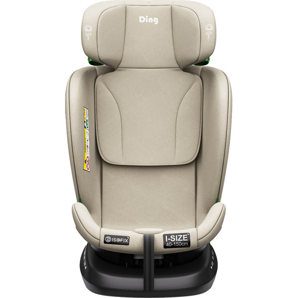 Ding Aiden Sand 40-150 cm 360° i-Size Autostoel - Set van 2
