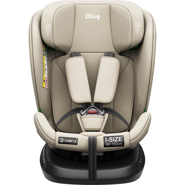 Ding Aiden Sand 40-150 cm 360° i-Size Autostoel - Set van 2