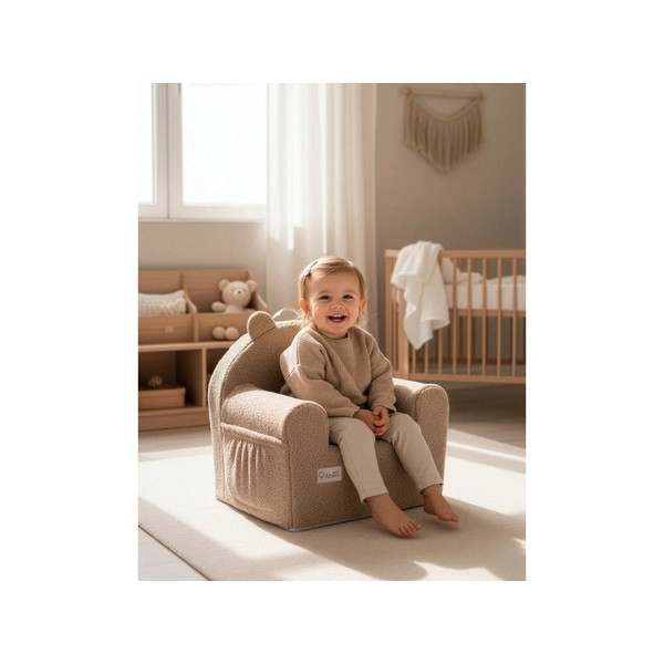 Albero Mio Teddy Boucle Caramel Kinderfauteuil