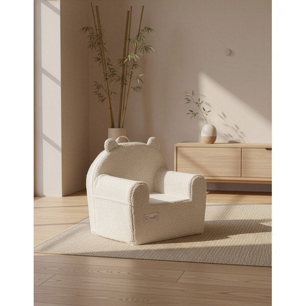 Albero Mio Teddy Boucle Vanille Kinderfauteuil