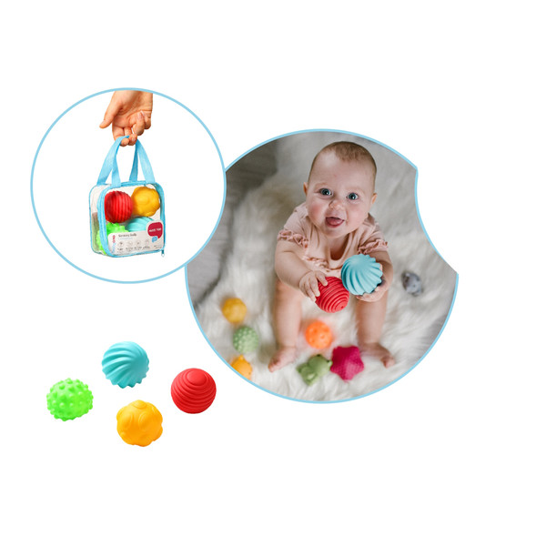 Baby Ono 4 stuks Sensory Balls Speelgoed 1529