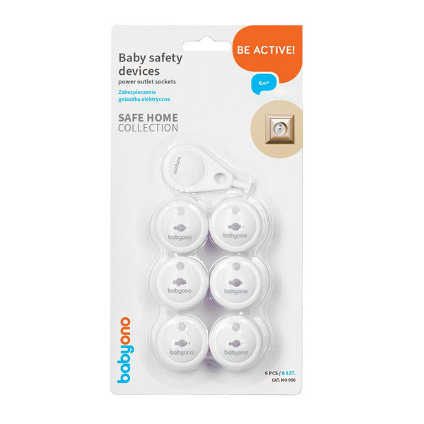 Baby Ono 6 stuks Stopcontactafsluiter