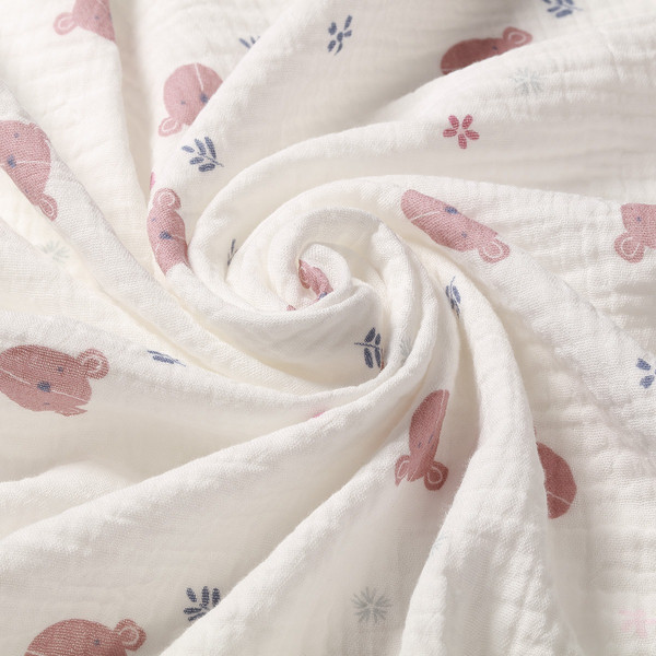 Baby Ono Crinkled Oudroze/Creme 3 Stuks Hydrofiel Luiers