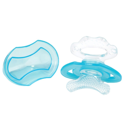 Baby Ono First Teeth Blauw 3m+ Verkoelend Silicone Bijtspeeltje 1008/01