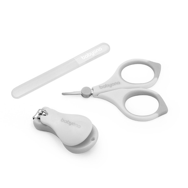 Baby Ono Grijs Baby Manicureset 398/03