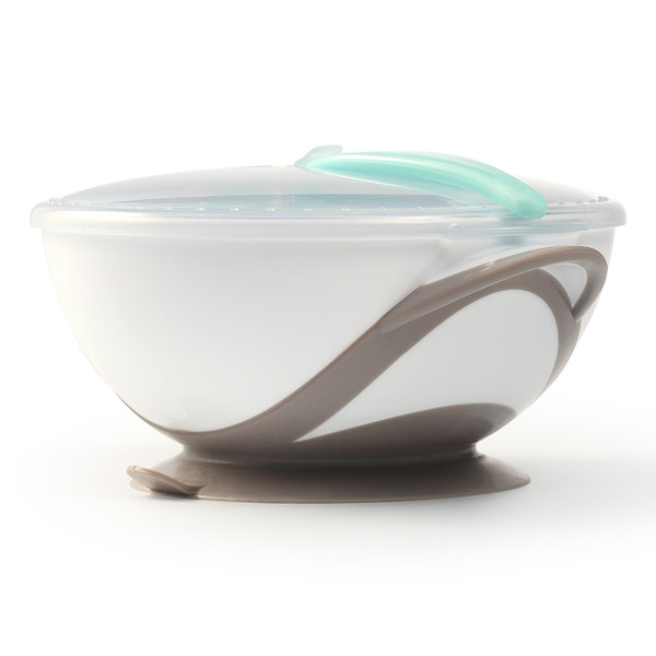 Baby Ono Grijs Kommetje met Zuignap & Lepel 1063/02