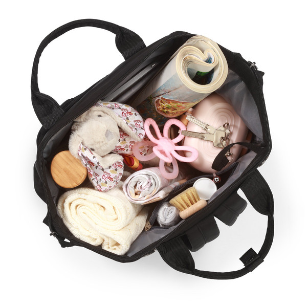 Baby Ono Modern Style Black Luiertas Rugzak