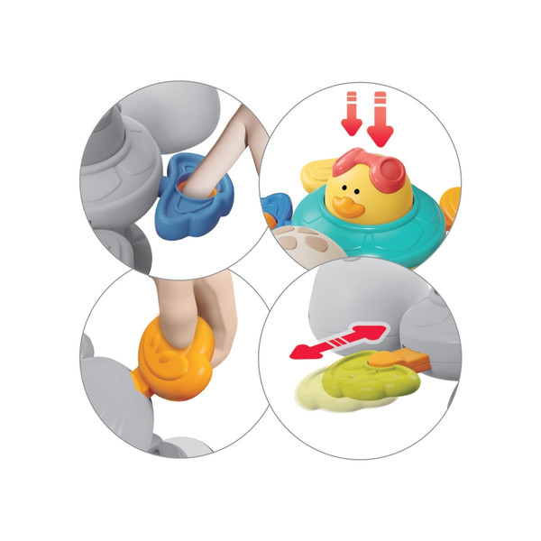 Baby Ono Sensory Schildpad Activiteiten Speelgoed met Zuignap 1584