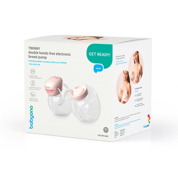 Baby Ono Twinny Hands-Free Dubbele Elektrische Borstkolf 1002
