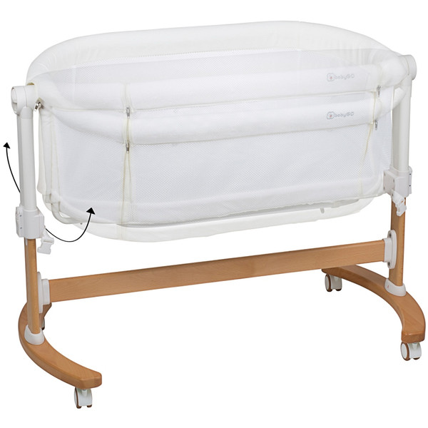 Babygo Amila Beige Creme Wieg Aan Bed 4151