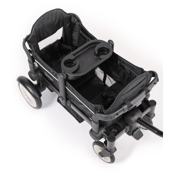 BabyGo Cozy Rider Black Luxe Kinder Bolderkar 7301