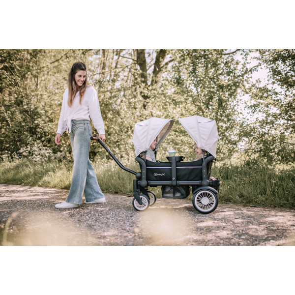 BabyGo Cozy Rider Black Luxe Kinder Bolderkar 7301