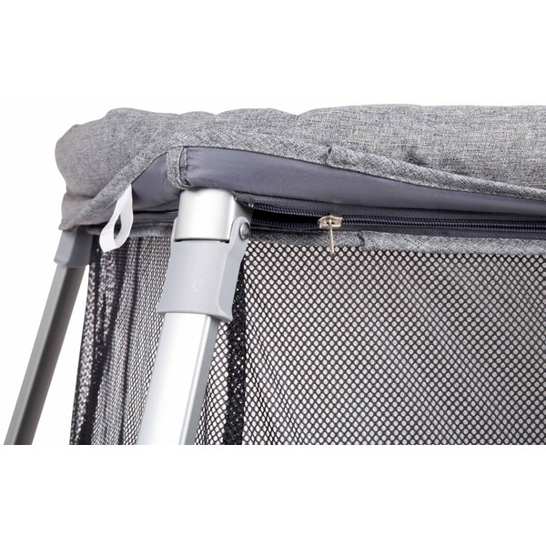 BabyGo Dreams II Grey Campingbed incl. Bodemverhoger 4701