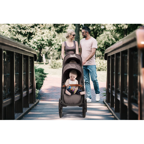 Babygo Duo Grey Tandem Kinderwagen 7801