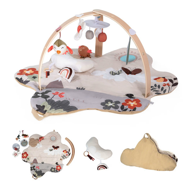 Babygo Flower Houten Activity Gym Speelkleed 8505