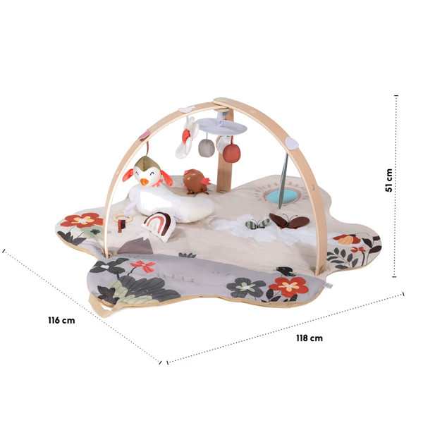 Babygo Flower Houten Activity Gym Speelkleed 8505