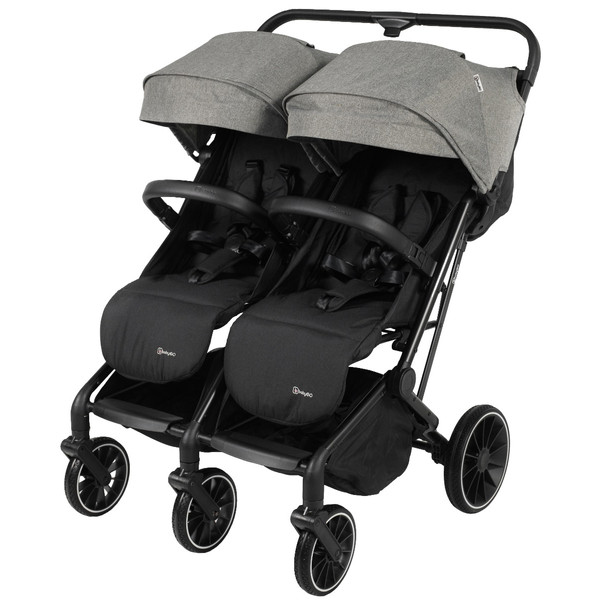 BabyGo Go Twice Grey Duowagen 7902