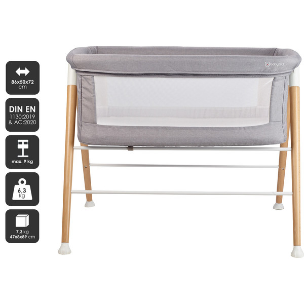 Babygo Goodnight Grey Wieg 4361