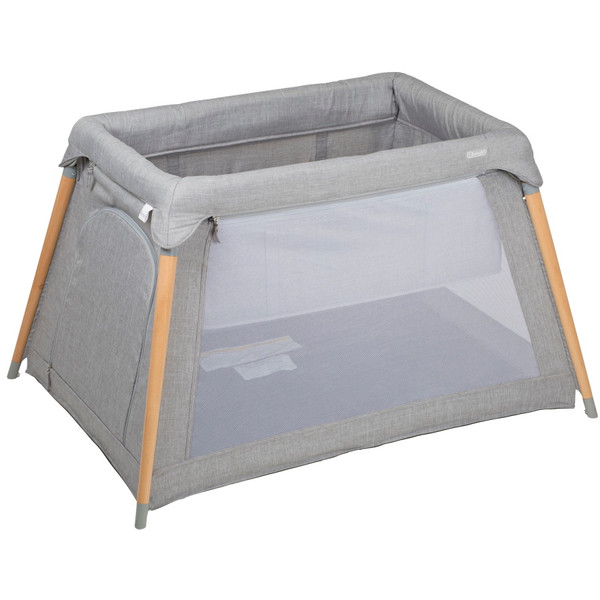Babygo Groovy Grijs Campingbedje incl. Bodemverhoger 4551