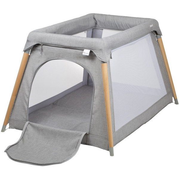 Babygo Groovy Grijs Campingbedje incl. Bodemverhoger 4551