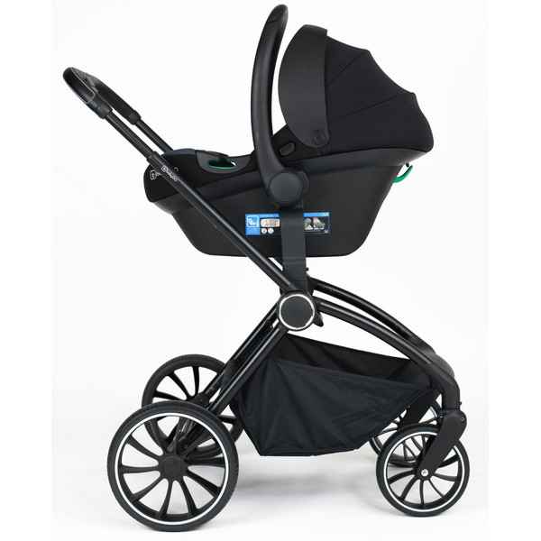 BabyGo Harmony Black 3-in-1 Kinderwagen incl. i-Size Autostoel 77511