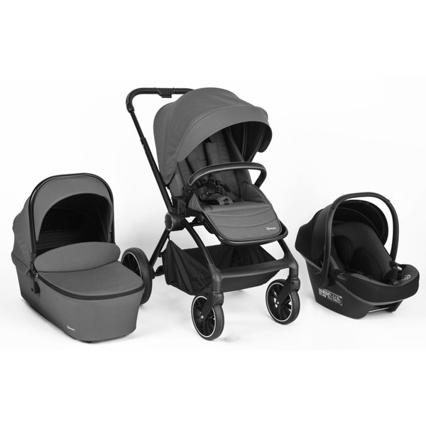 BabyGo Harmony Grey 3-in-1 Kinderwagen incl. i-Size Autostoel 77531