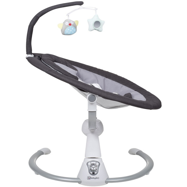 Babygo Homey Dark Grey/Black Babyschommel en Kinderstoel Set 19013