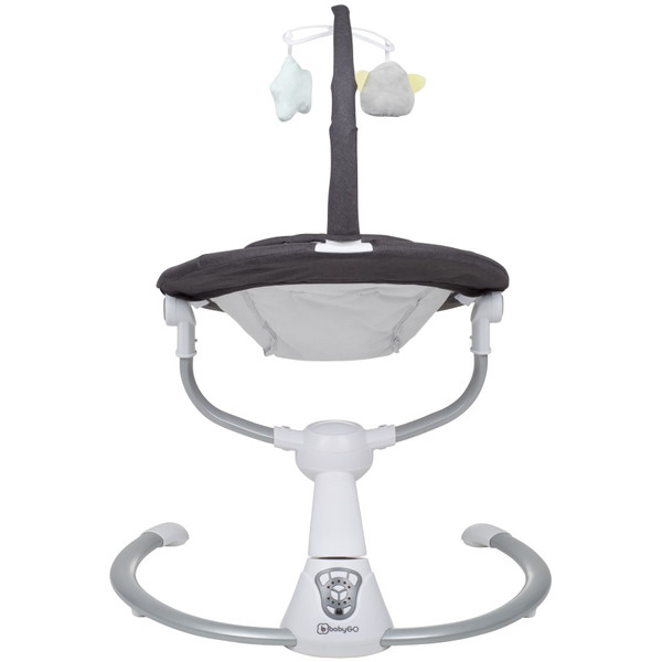 Babygo Homey Dark Grey/Grey Babyschommel en Kinderstoel Set 19012