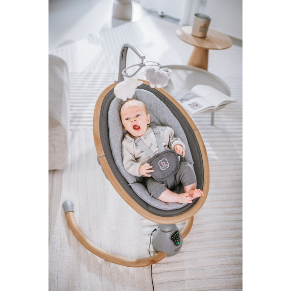 BabyGo Homey Nature/Grey Swing Babyschommel 190-3