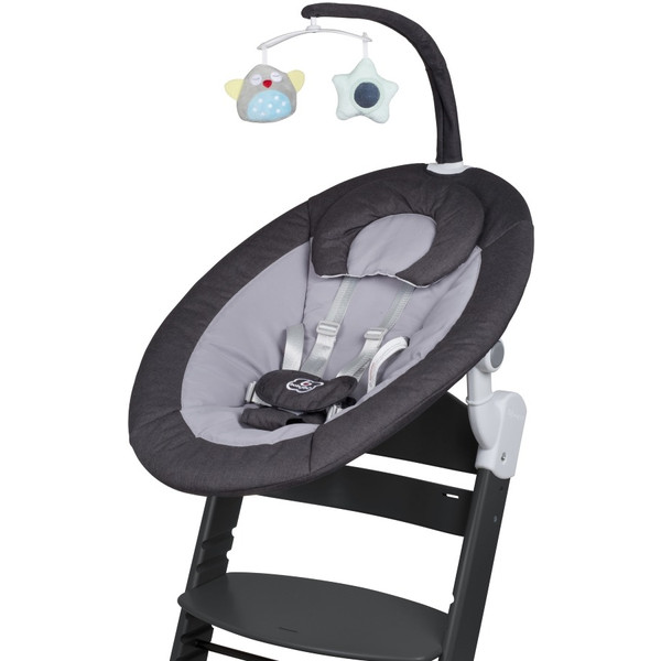 Babygo Homey Dark Grey/Black Babyschommel en Kinderstoel Set 19013