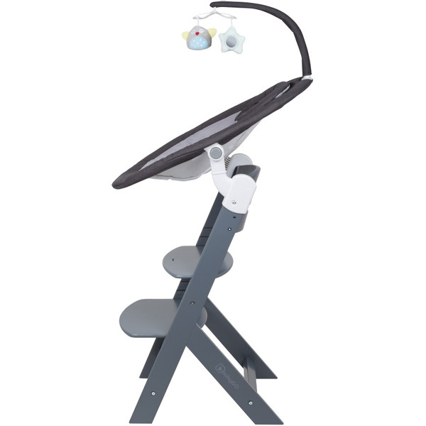 Babygo Homey Dark Grey/Grey Babyschommel en Kinderstoel Set 19012