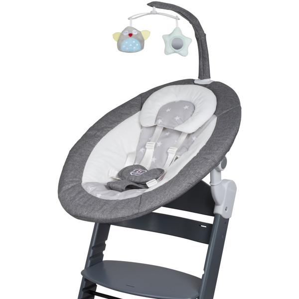 Babygo Homey Light Grey Babyschommel en Kinderstoel Set 19022