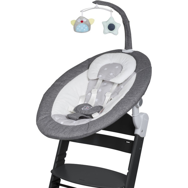 Babygo Homey Light Grey/Black Babyschommel en Kinderstoel Set 19023