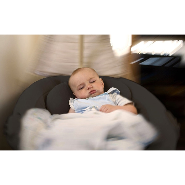 Babygo Homey Light Grey/Black Babyschommel en Kinderstoel Set 19023