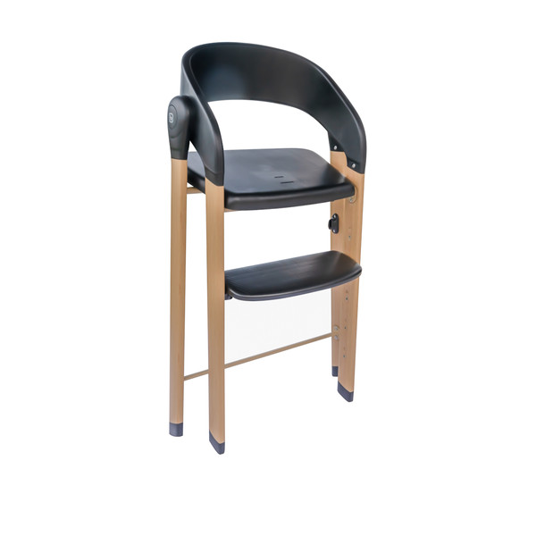 BabyGo Levels Black Wood Kinderstoel